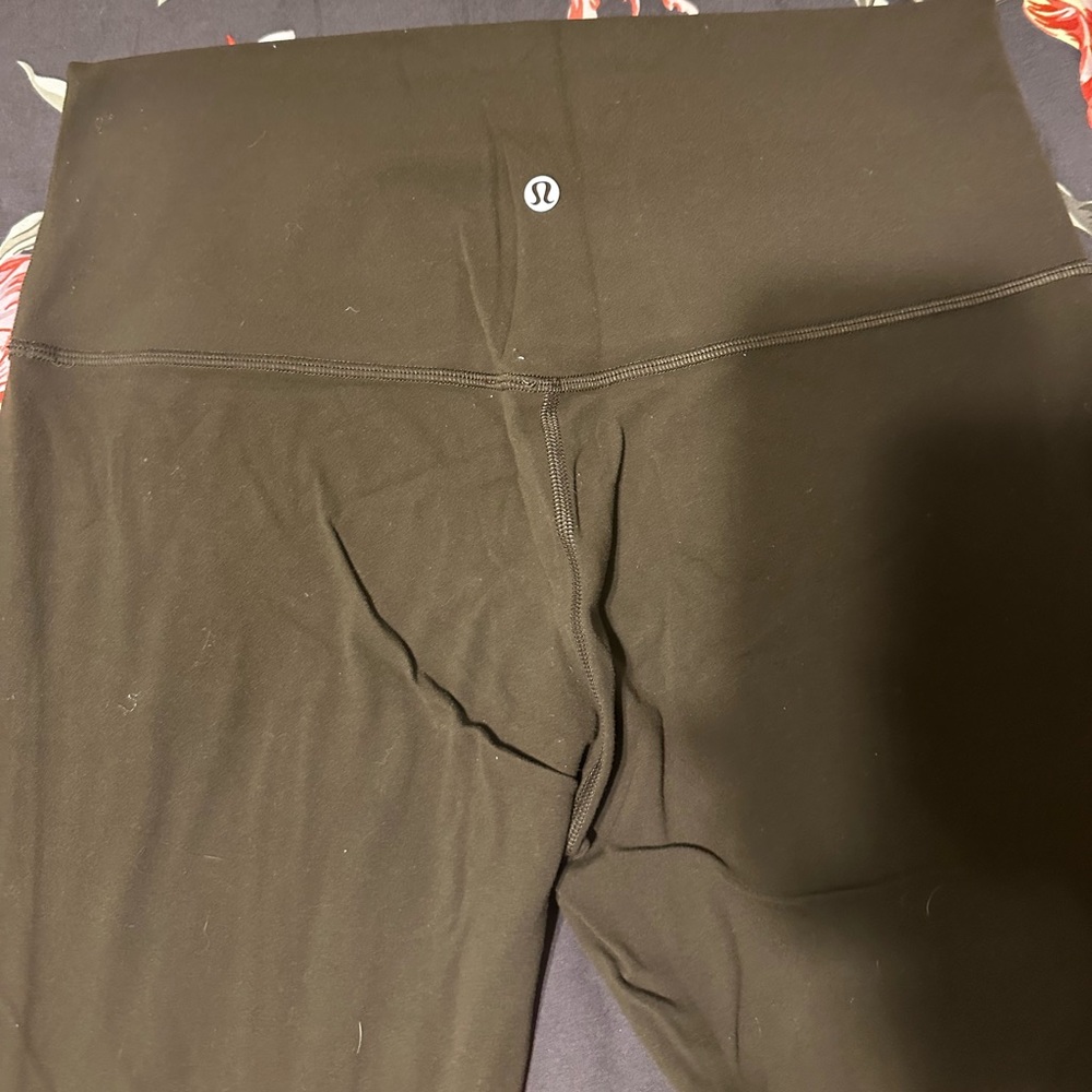 Lululemon align leggings, 28 inch olive green